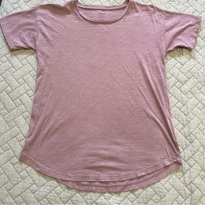 MADEWELL Whisper Cotton Crewneck Tee size small light purple heather